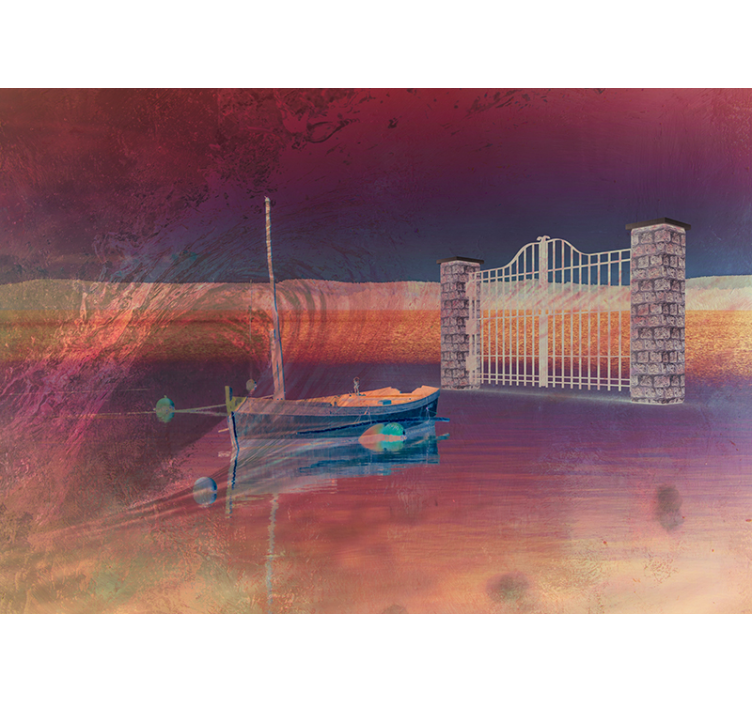 其他景观壁画宁静湖泊场景 - TenStickers