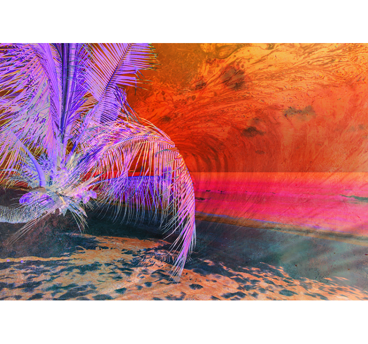 自然照片墙带你体验热带海滩逃逸 - TenStickers