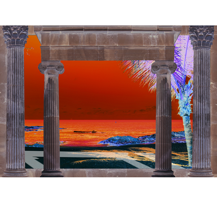 其他景观壁画 热带海岸风光 - TenStickers