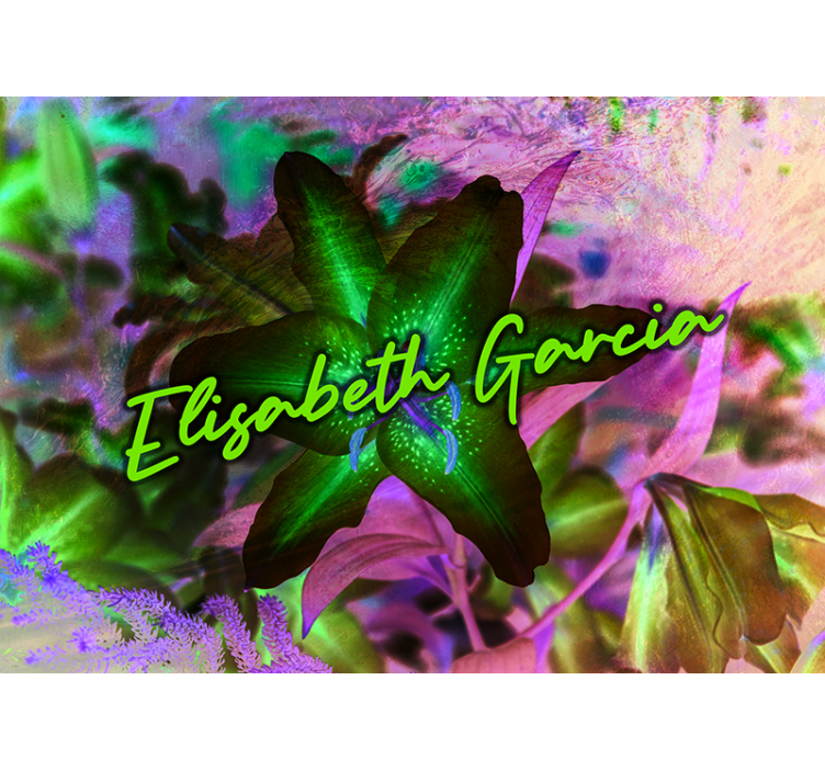 花卉照片墙 百合花般的优雅 - TenStickers