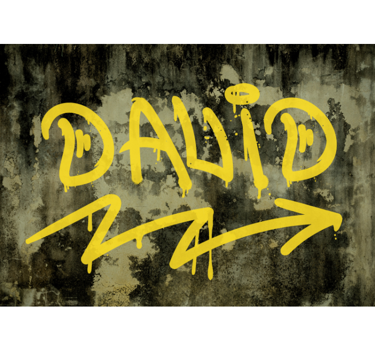 城市艺术照片壁画 黄色街头艺术 - TenStickers