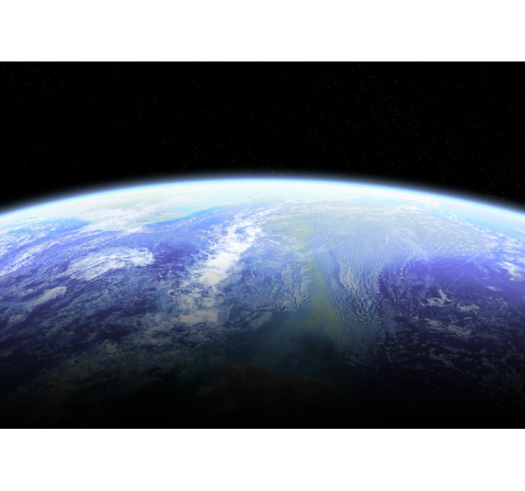 空间照片墙 从空中俯瞰地球 - TenStickers