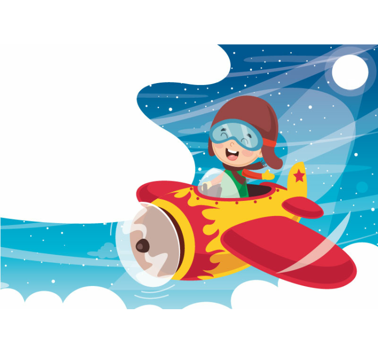 墙面壁画的爱的风格 充满童趣的冒险 - TenStickers