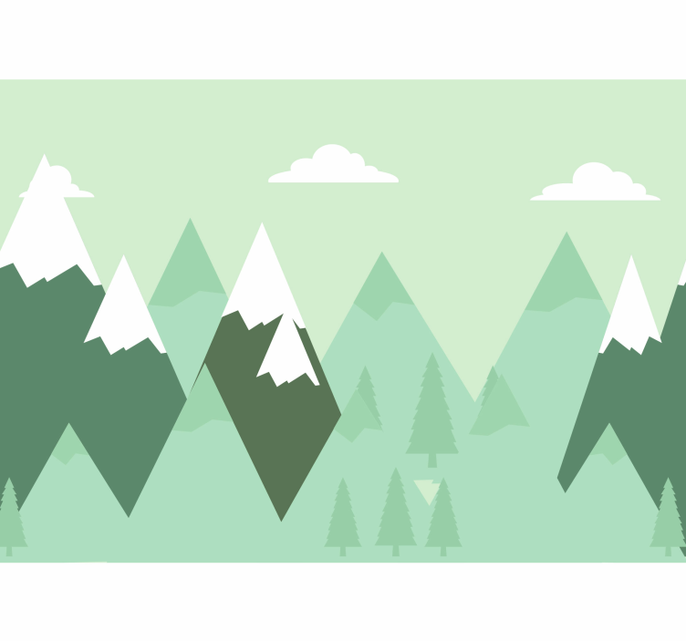 山地照片墙展现山景美景 - TenStickers