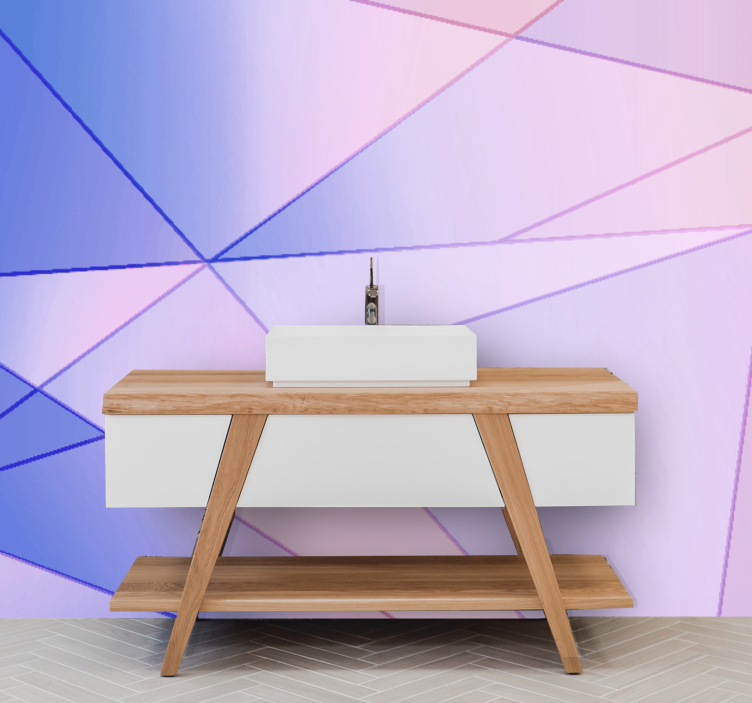 抽象照片墙展现几何色彩游戏 - TenStickers