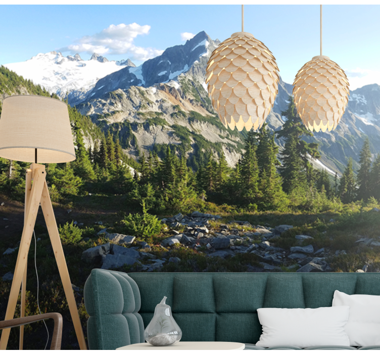 美丽的山景壁画 - TenStickers