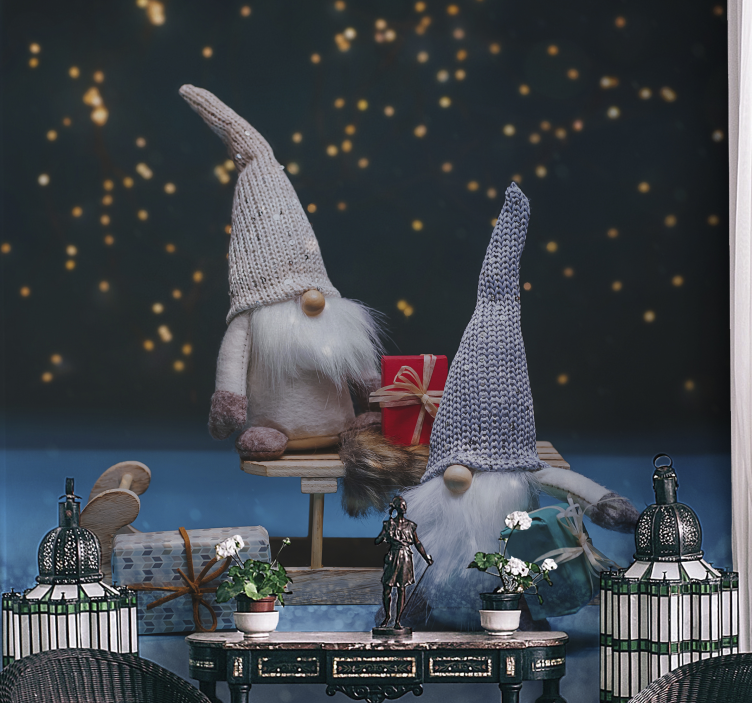 圣诞照片墙 圣诞 节日侏儒庆典 - TenStickers