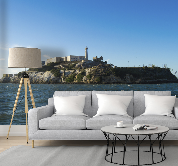 城市和乡村照片墙 恶魔岛景观 - TenStickers