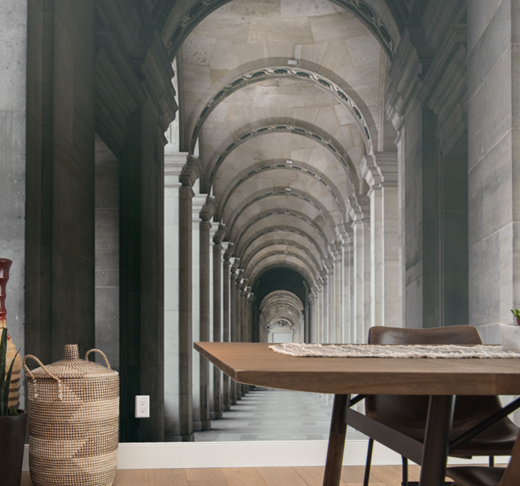 城市和乡村照片墙之建筑拱门视角 - TenStickers