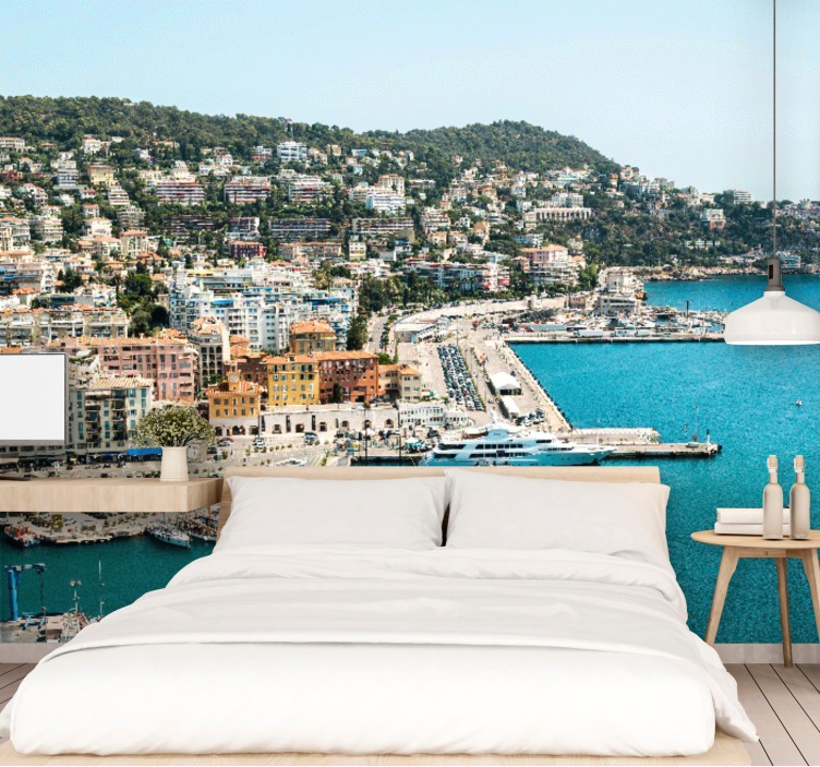 城市和乡村照片墙，海滨城市风光 - TenStickers