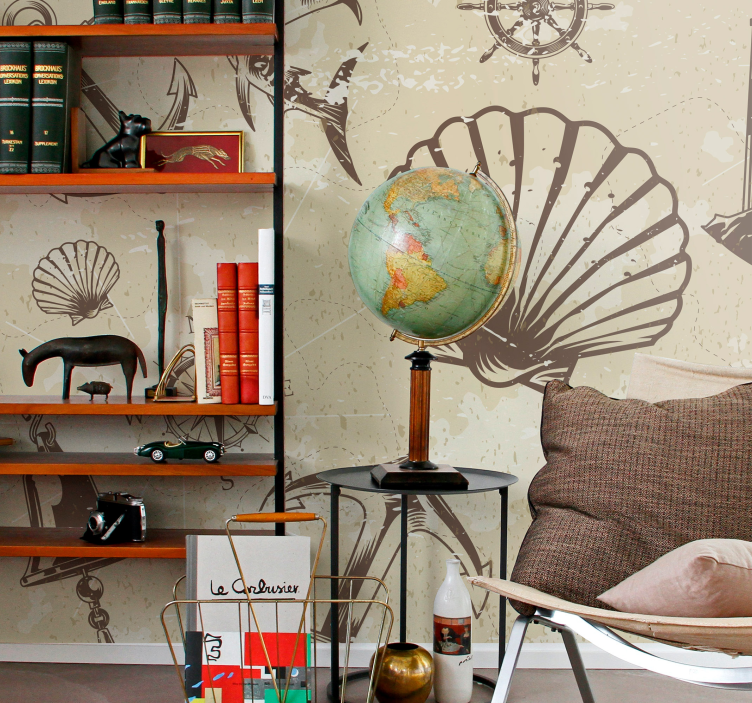 城市和乡村照片墙海洋航海元素 - TenStickers