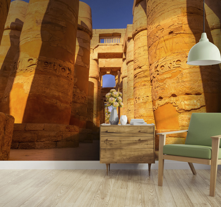 城市和乡村照片墙 历史悠久的寺庙柱子 - TenStickers