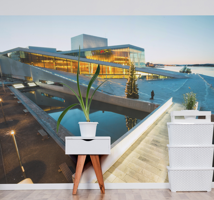 城市和乡村照片墙 现代建筑奇迹 - TenStickers