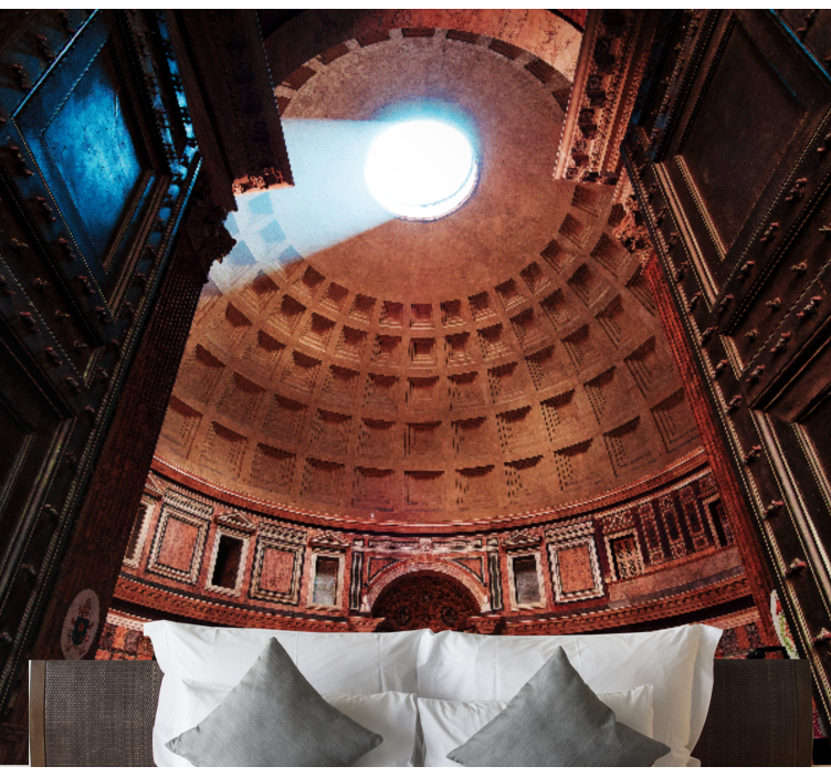 城市和乡村照片墙 万神殿穹顶景观 - TenStickers