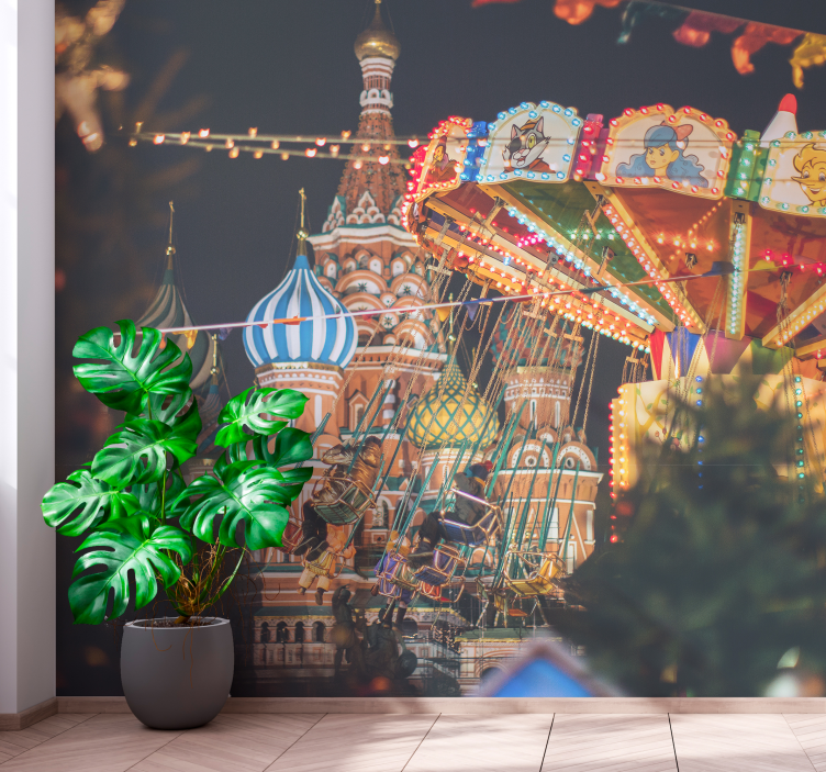 城市和乡村照片墙 圣巴西尔狂欢节 - TenStickers