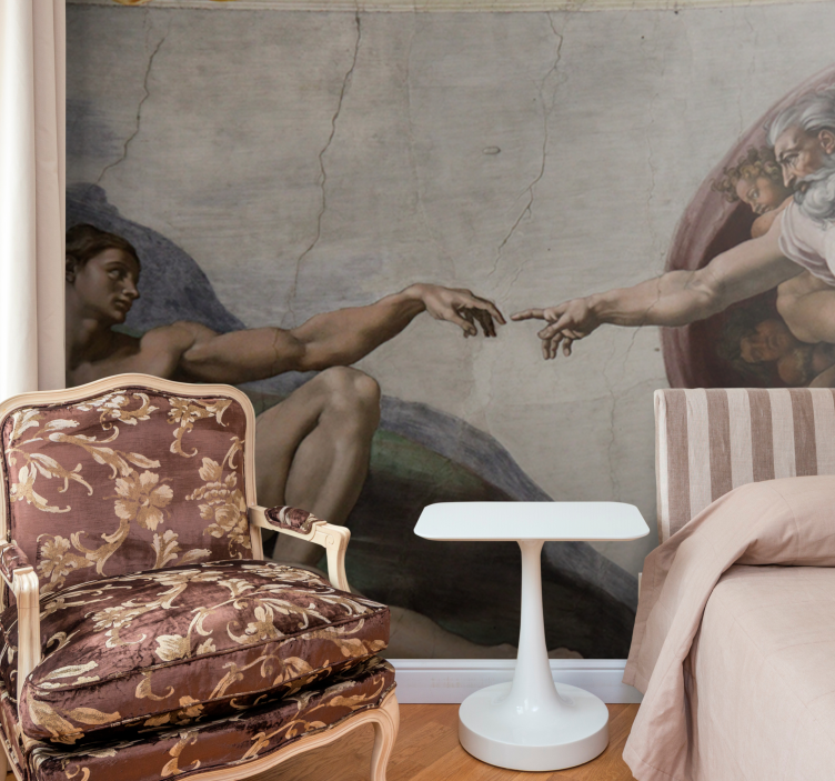 经典艺术照片壁画创世纪场景 - TenStickers