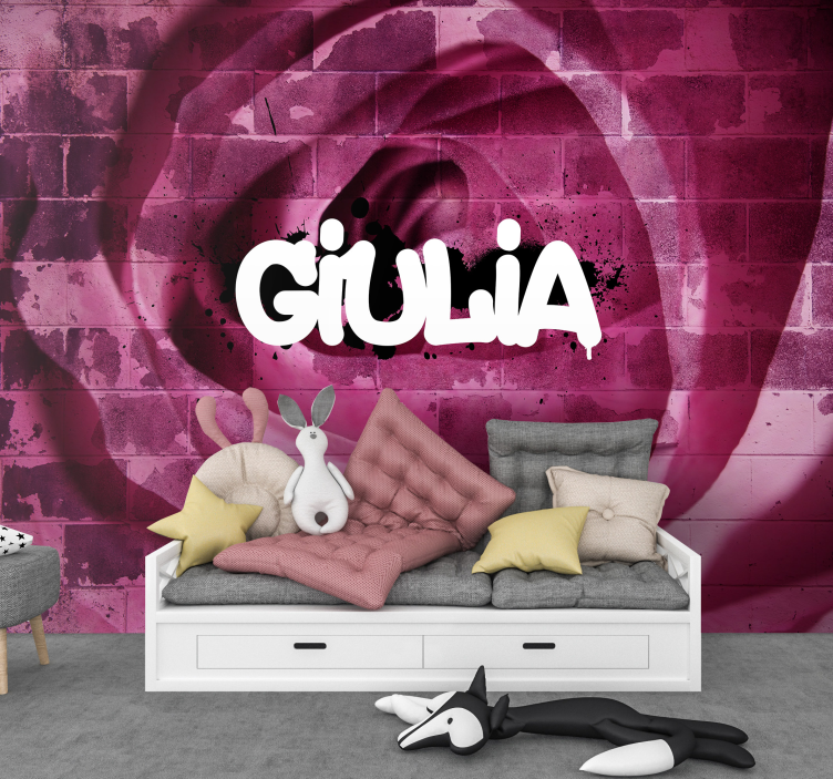 花卉照片墙 定制玫瑰设计 - TenStickers