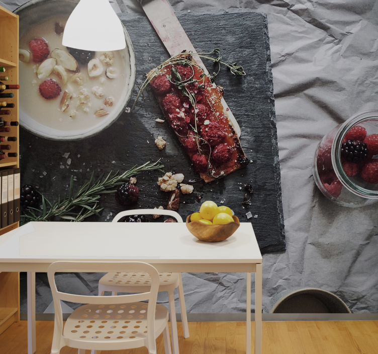 花卉照片墙新鲜浆果乐趣 - TenStickers