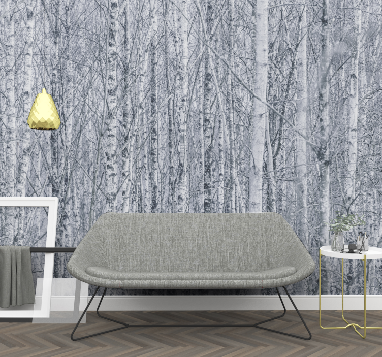 森林照片墙白桦林荒野 - TenStickers