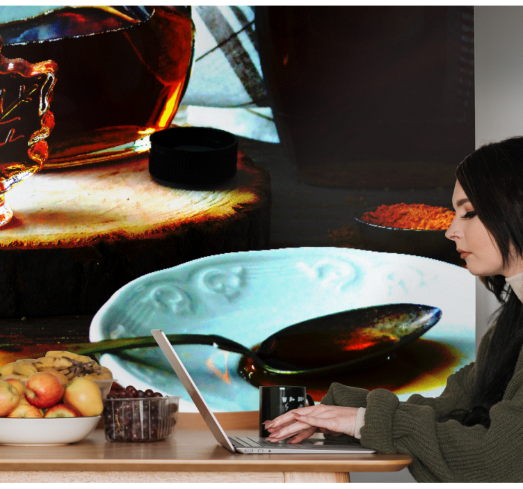 城市艺术照片壁画 枫糖浆的喜悦 - TenStickers