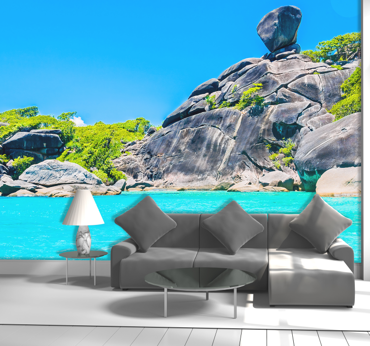 其他景观壁画 热带海景 - TenStickers