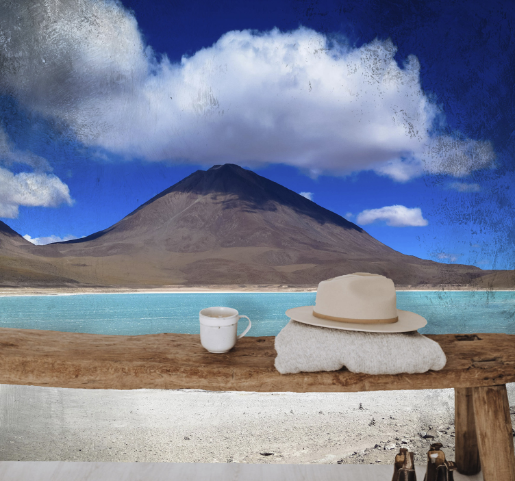 其他景观壁画 高山湖泊视角 - TenStickers