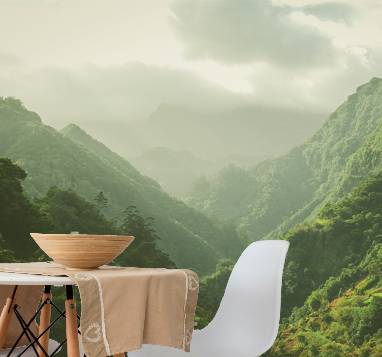 其他景观壁画山谷风景 - TenStickers