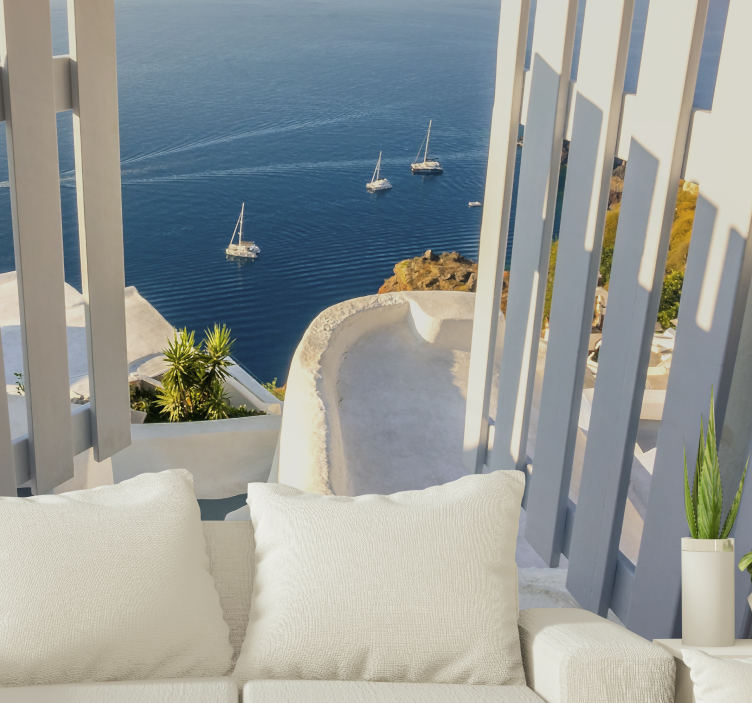 其他景观壁画 帆船在海洋上航行 - TenStickers