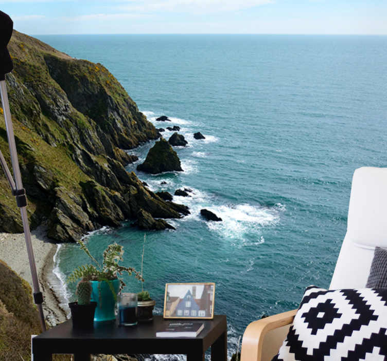 其他景观壁画海边石结构 - TenStickers