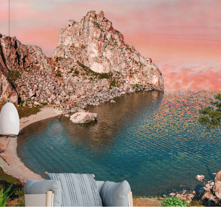 其他景观壁画宁静海洋视角 - TenStickers