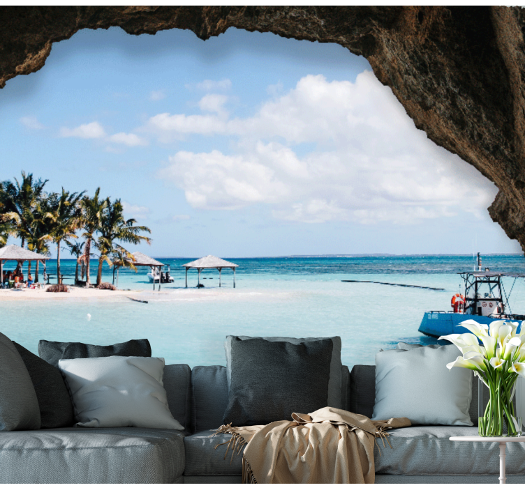 其他景观壁画热带海滨风光 - TenStickers