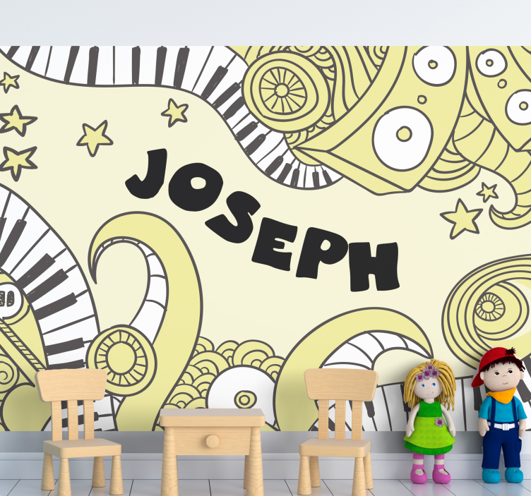 音乐照片墙 音乐音符图案 - TenStickers