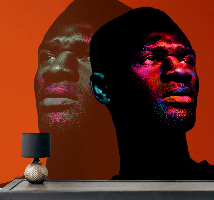 人物照片墙展现动态肖像剪影 - TenStickers