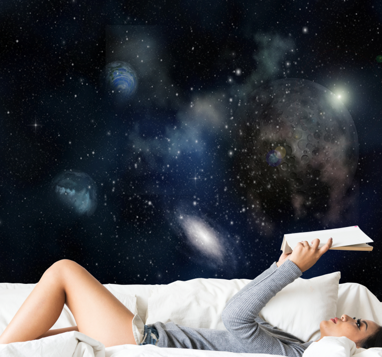 空间照片墙银河探险场景 - TenStickers