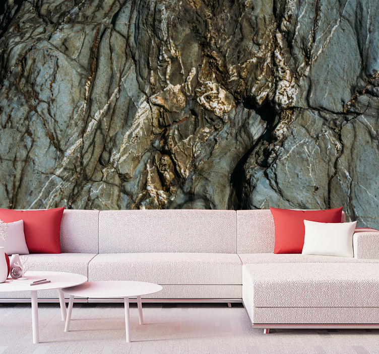 其他纹理和图案壁画裂纹石材表面 - TenStickers