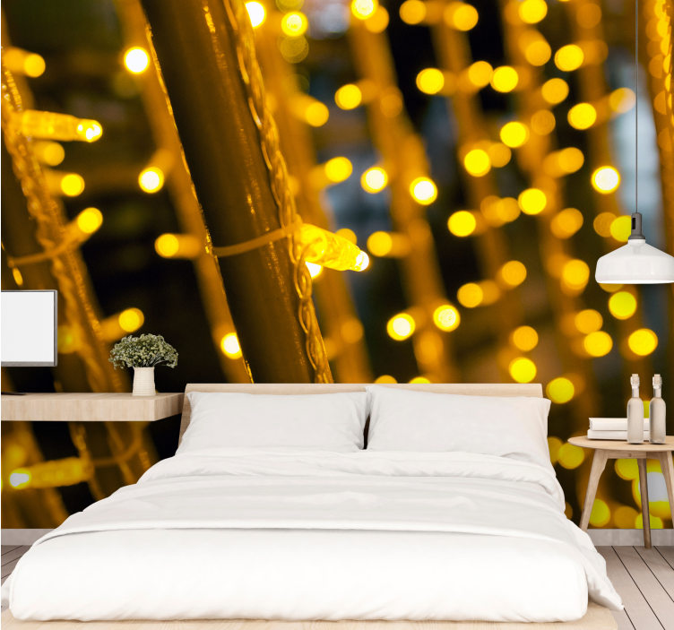 其他纹理和图案壁画发光光线图案 - TenStickers