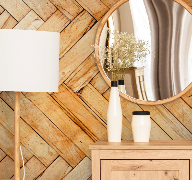 其他具有纹理和图案的壁画自然木纹图案 - TenStickers