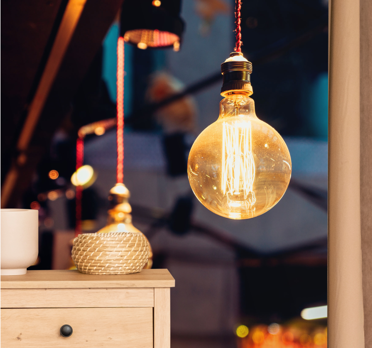 其他纹理和图案壁画复古灯具 - TenStickers