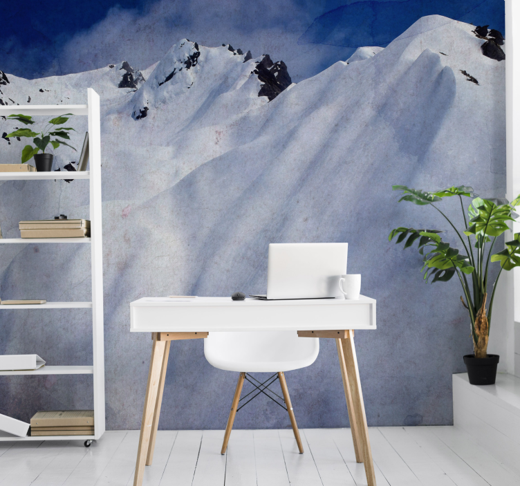 山顶上的山墙壁画 - TenStickers