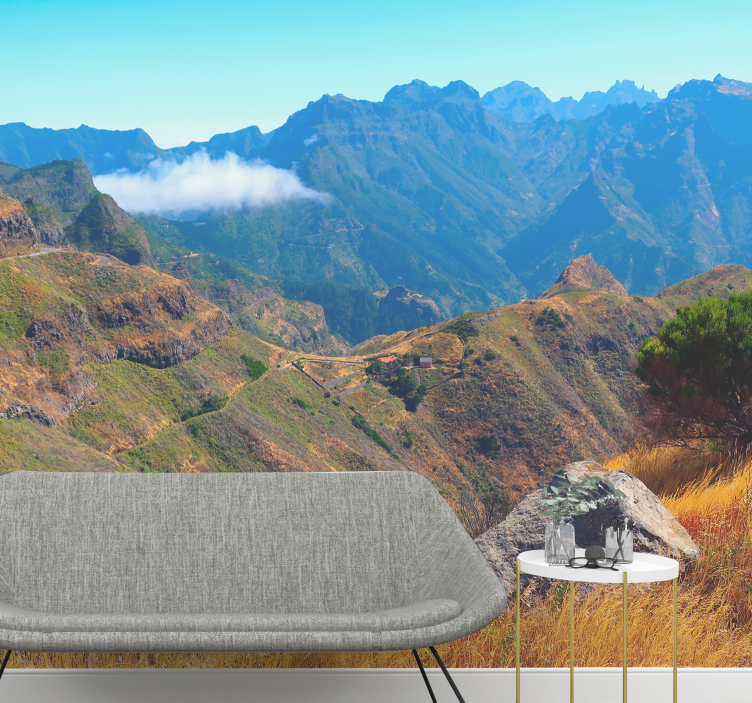 山地照片墙展现壮丽景观 - TenStickers