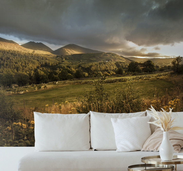 自然照片墙宁静山脉风景 - TenStickers