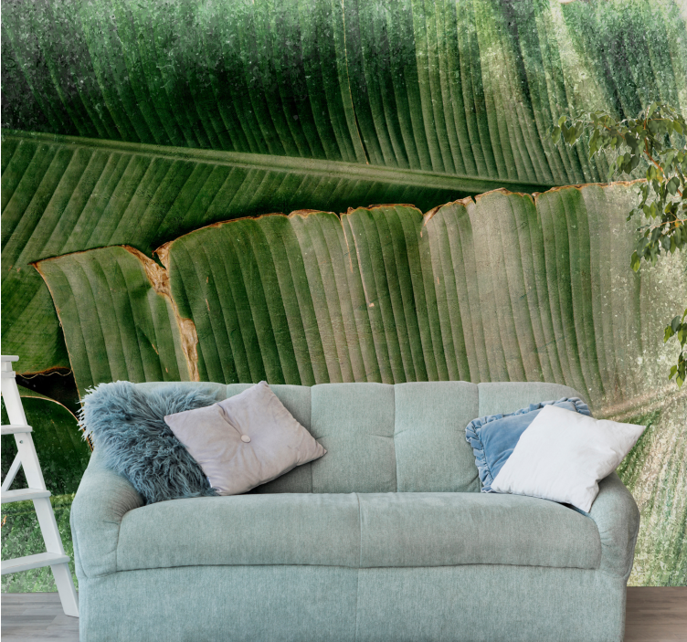 自然照片墙展现生动的叶片层次 - TenStickers