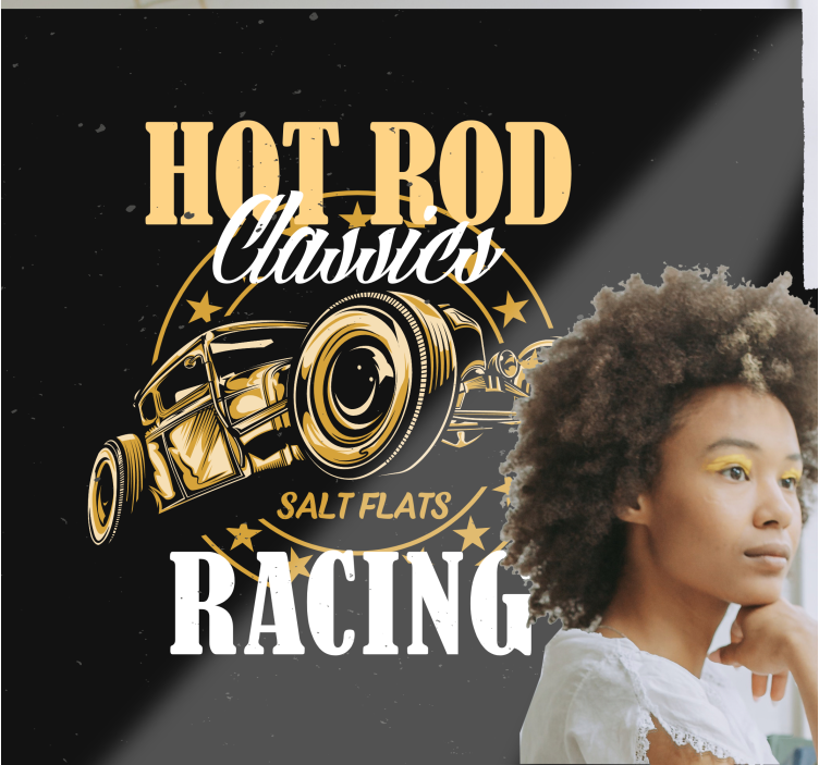 其他车辆壁画经典汽车赛车 - TenStickers