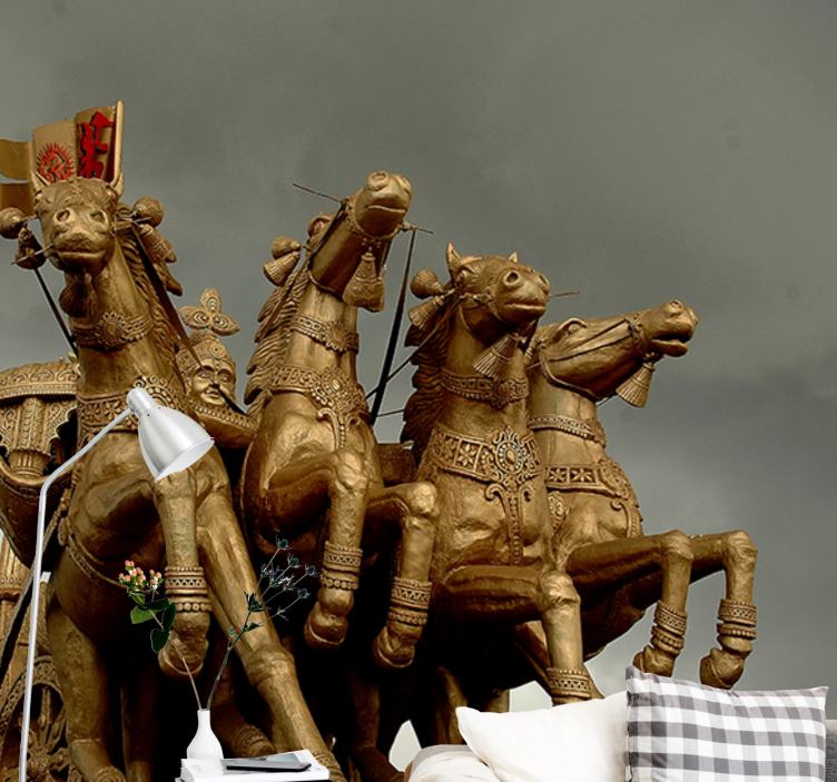 其他车辆壁画历史战车马匹 - TenStickers