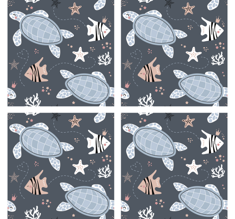 盲人怪物海洋生物图案产品 - TenStickers