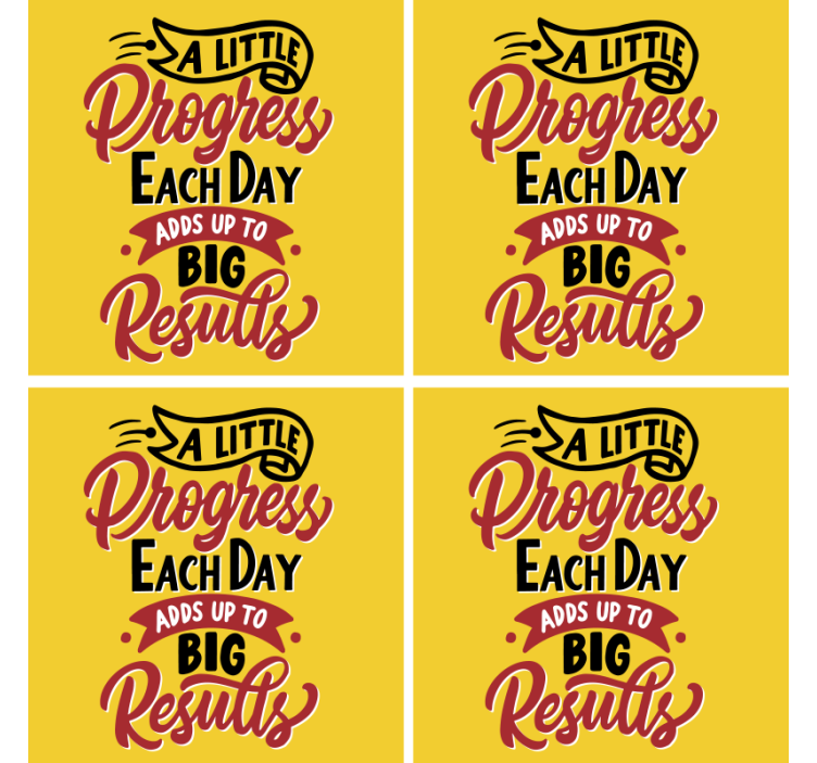 杯垫 残疾 励志语句艺术 - TenStickers