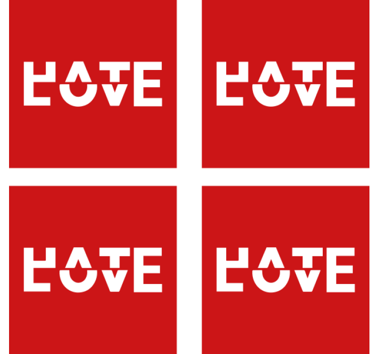 杯垫 残疾 以大胆的排版表达 - TenStickers