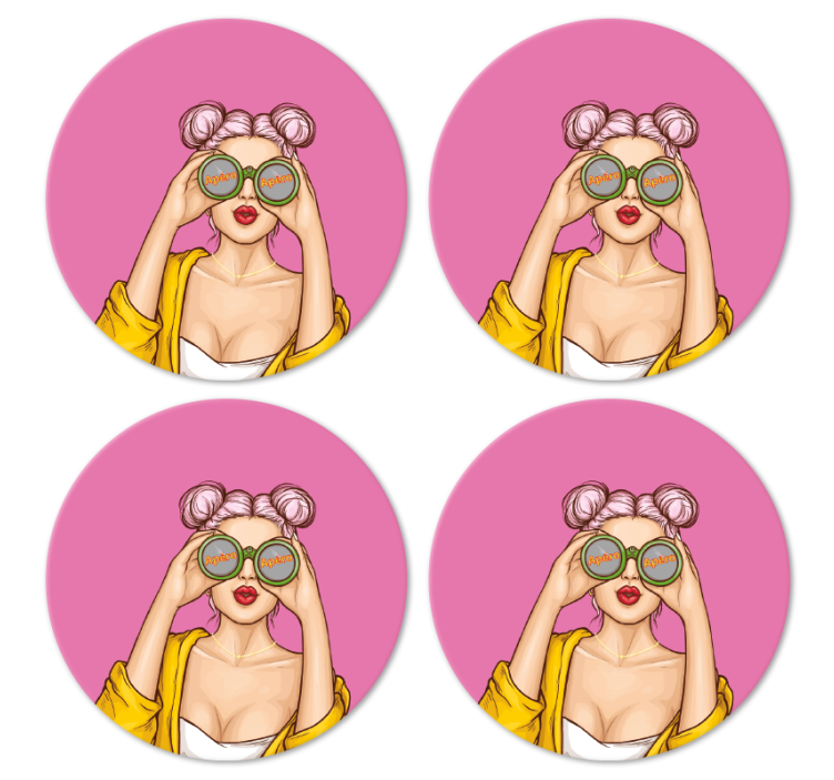 盲人怪物：带墨镜的顽皮角色 - TenStickers