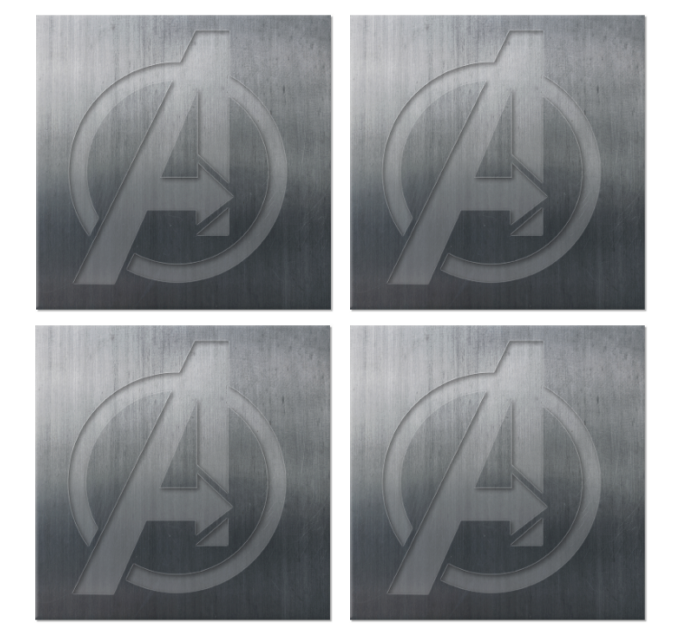 超级英雄的怪胎杯垫 - TenStickers