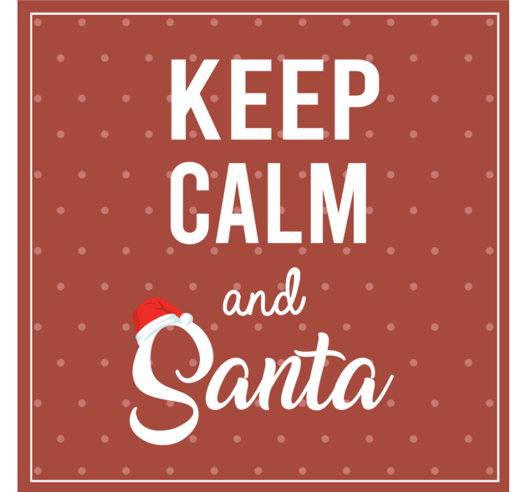 圣诞杯垫节日名言设计 - TenStickers